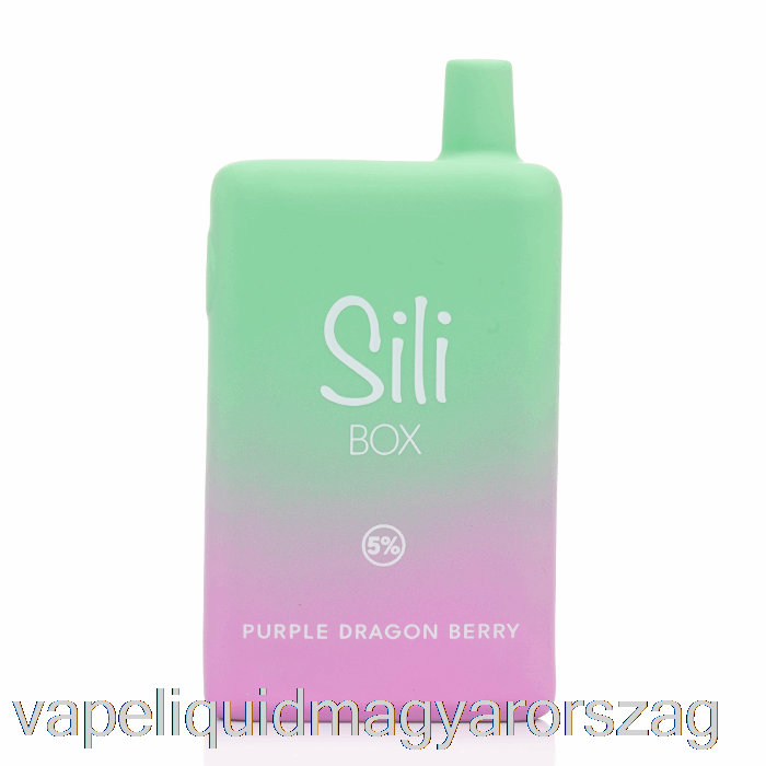 Sili Box 6000 Eldobható Lila Dragon Berry Vape E Cigi